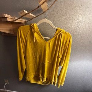 Yellow Activewear Hoodie
